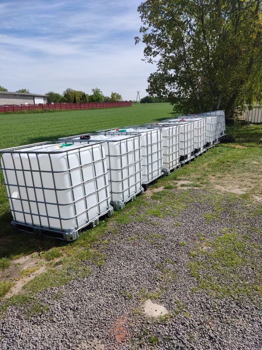 Zbiornik Mauzer 1000l czyste na wodę paliwo i