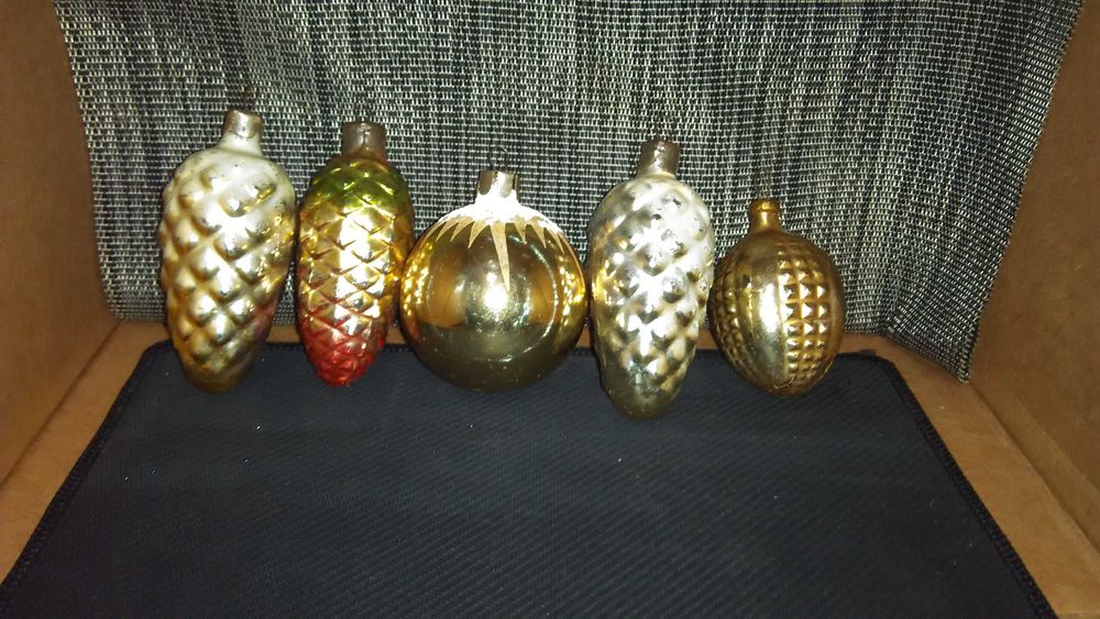 Елочные Украшения Игрушки СССР Материал-стекло