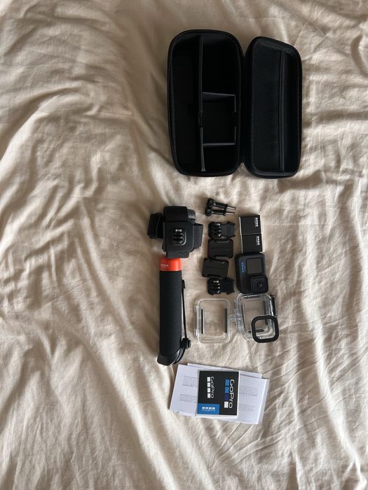 GoPro HERO12 Black – jak nowe, użyte raz + zestaw akcesoriów