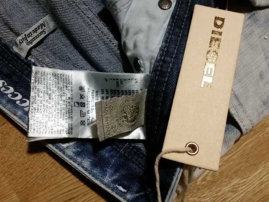 84/109 cm nowe DIESEL SHIONER DNA W30 L32 slim skinny rurki 31 W29 L34