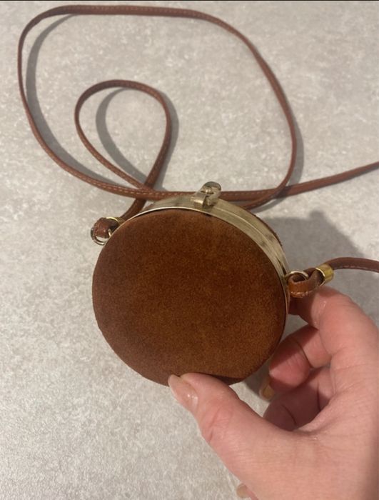 Torebka skorzana kulka