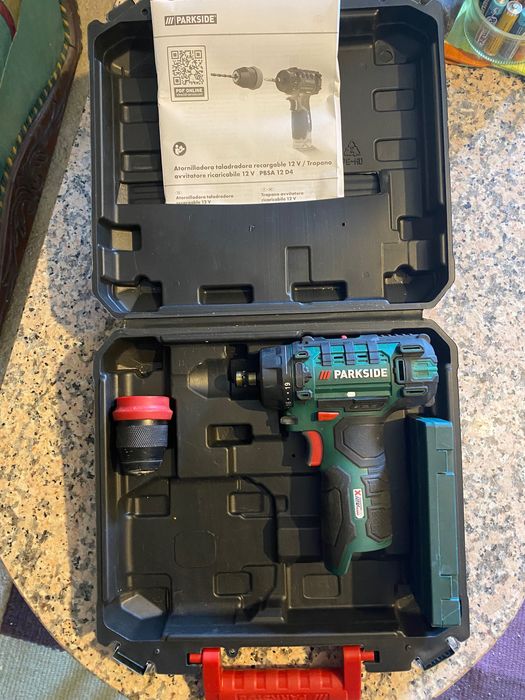 Aparafusadora sem fios parkside 12V