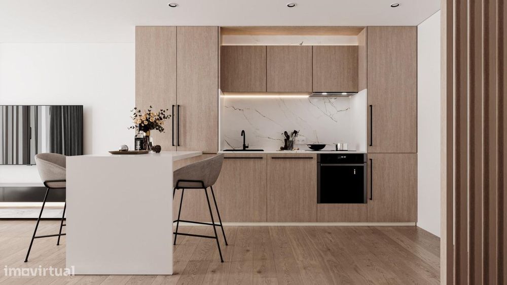 Apartamento T1 Novo em condomínio privado