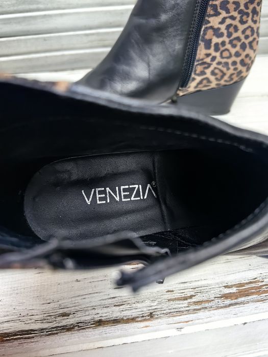 Damskie skórzane bootki Venezia 37