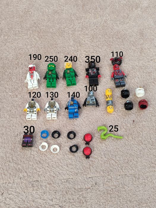 Lego Ninjago minifigures