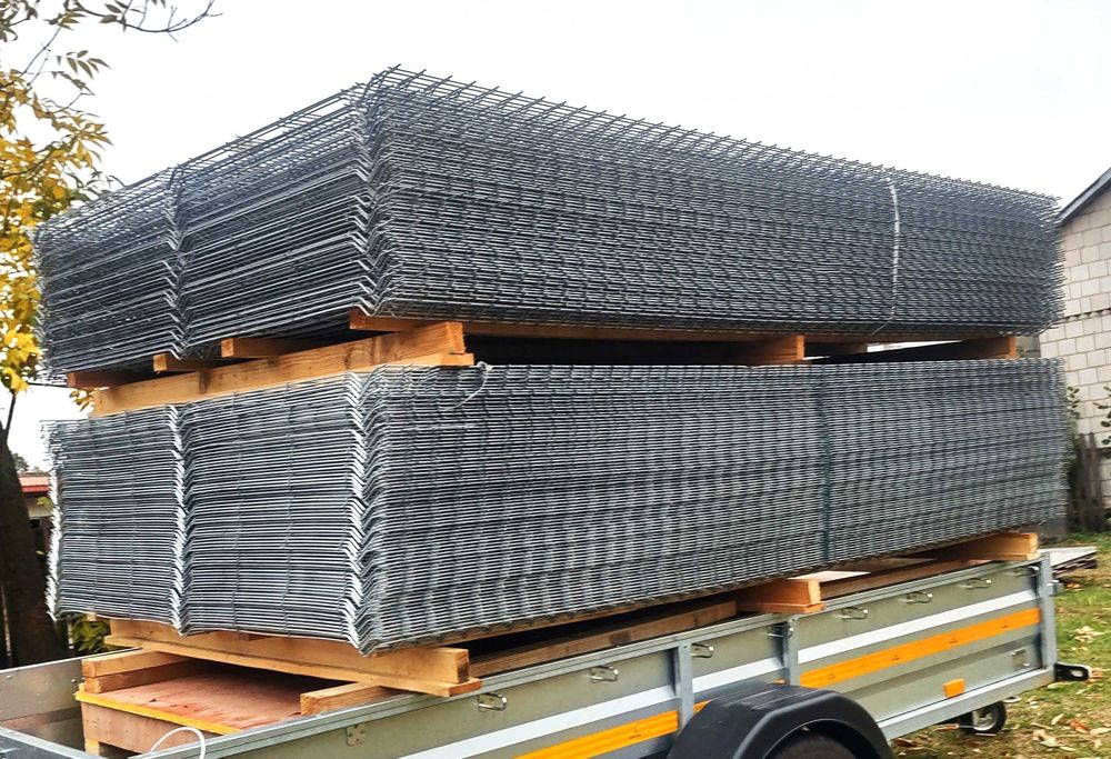 NOWE Panele Ogrodzeniowe OCYNKOWANE 153x250cm fi 3,8mm