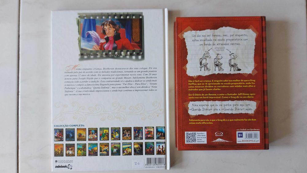 Beethoven - livro de actividades e Diário de um Banana