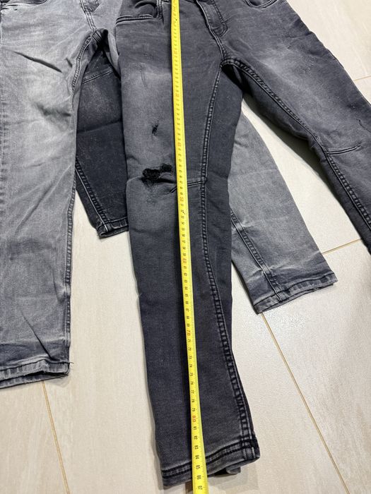 Spodnie 140 152 roz jeans dzins dla chlopaka chłopca junior nastolatka