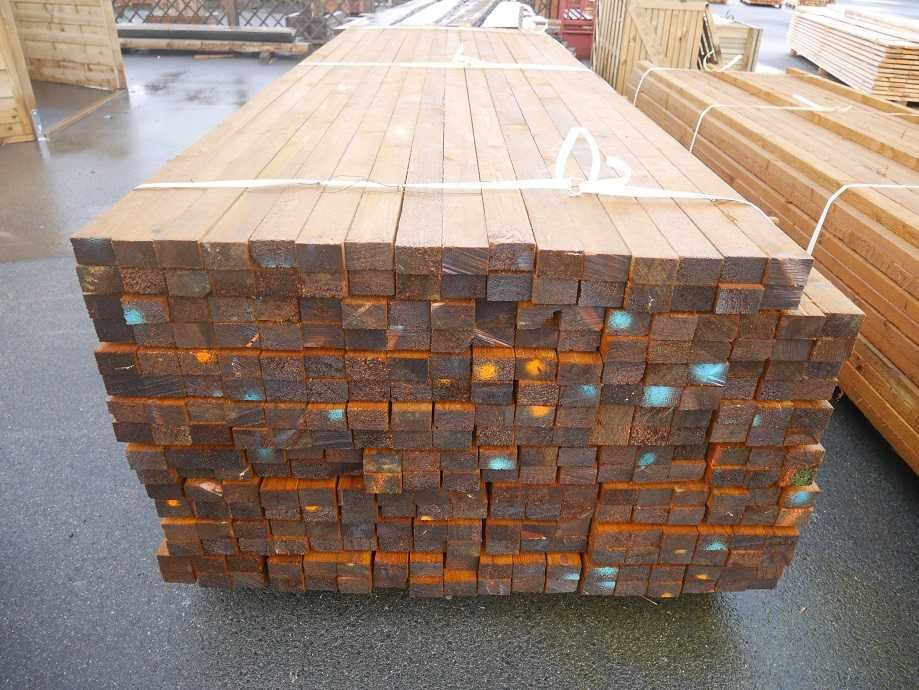 Łata dachowa 40mm x 60mm impregnowana - 3,90zł brutto mb..