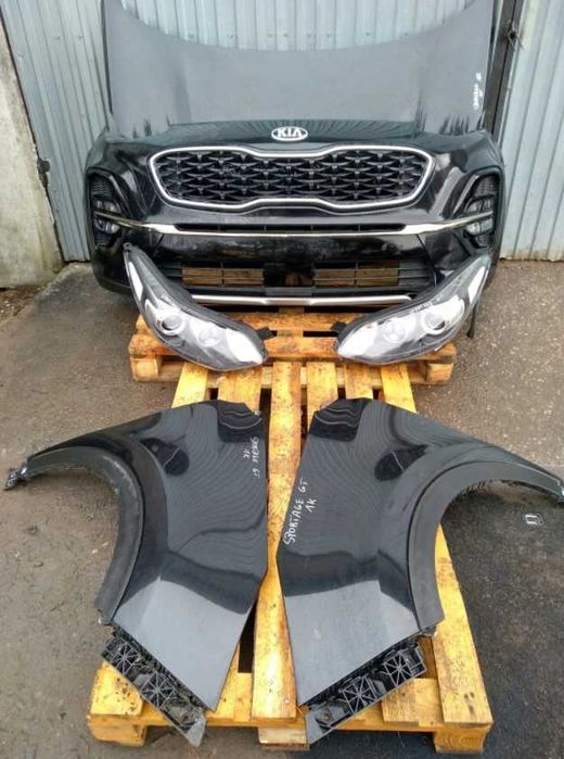 Комплект Капот крыло фара дверь крышка бампер зеркало фонар Sportage 4