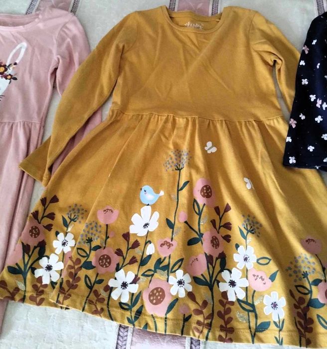 Conjunto 3 Vestidos C&A Menina 116Cm