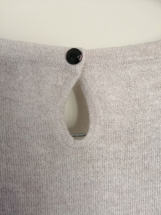 Camisola malha metalizada