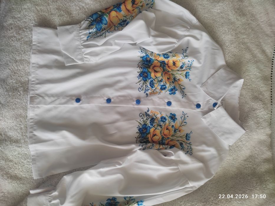Вишиванка блузка- імітація вишивки