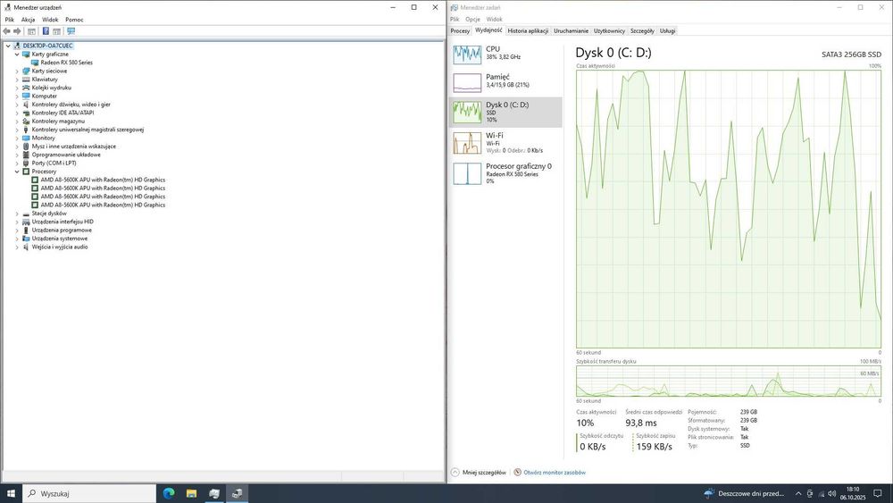 ‼️ RAM 32 GB, nowy dysk SSD, Win 10, grafika 8 GB ! ! !
