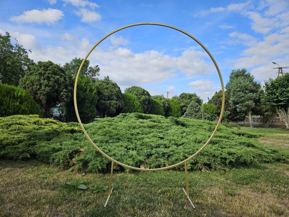 Koło stelaż ścianka na balony i ozdoby, ślub, urodziny, komunia