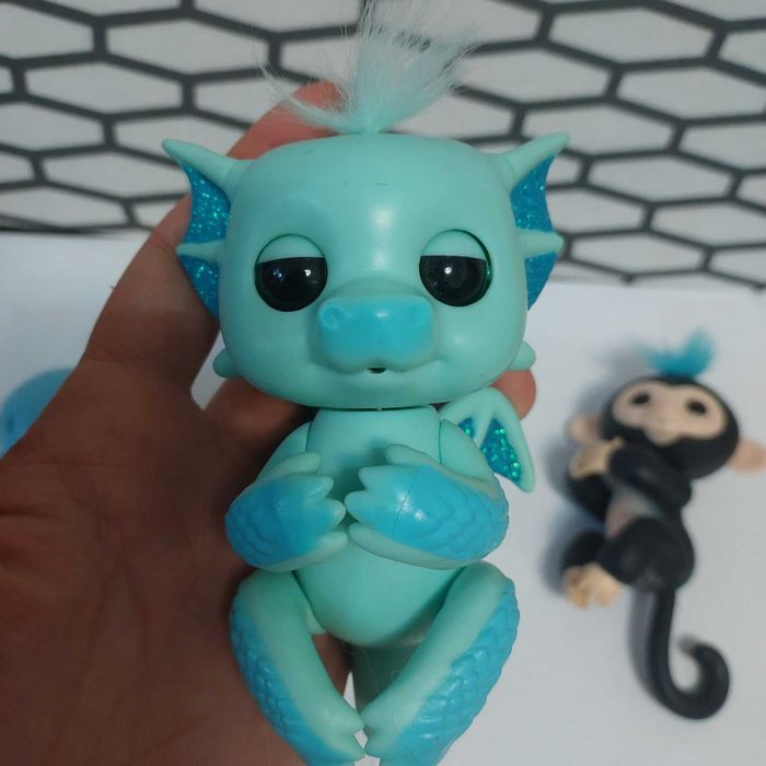 Слоник, дракон мавпочка на палець інтерактивні, оригінал,  WowWee.