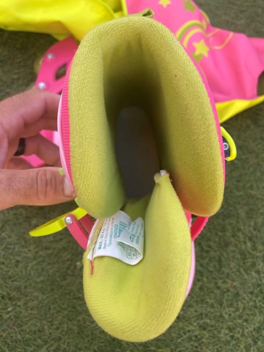 patins em linha tamanho 30 ao 32 para menina (em pack)