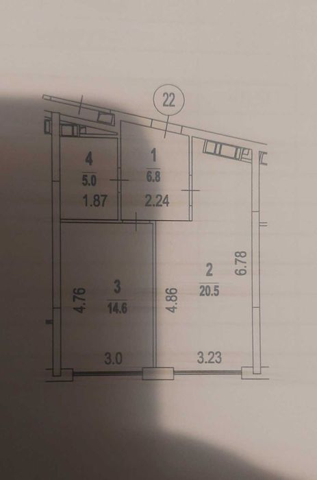 1-комнатная квартира по адресу (площадь 47 м²) - Atlanta.ua - фото 7