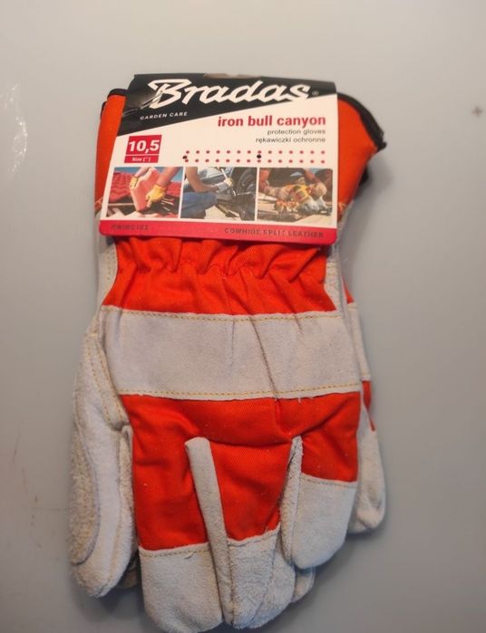 NOWE ocieplane rękawice ochronne