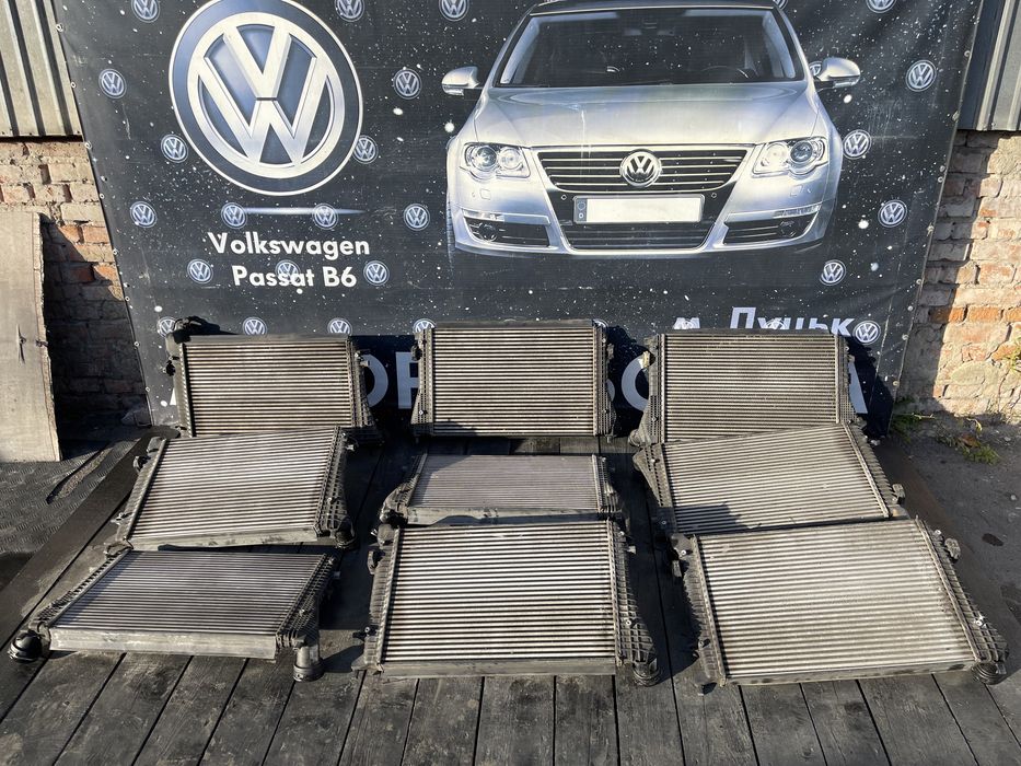 Радиатор интеркулера Volkswagen Passat B6 интеркуллер golf skoda a5