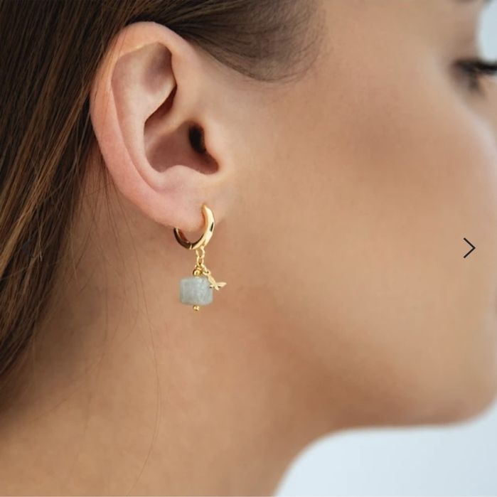 Komplet biżuterii Sadva srebro 925 z akwamarynem