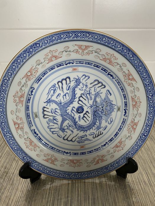 Prato de porcelana china
