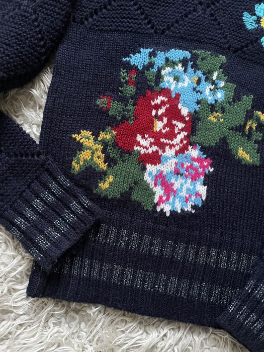 Sweter/golf w kwiaty marki Desigual w rozmiarze XS 34