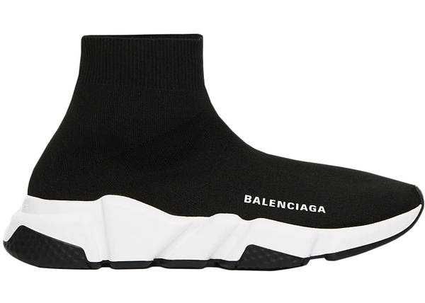 Balenciaga Speed Socks Trainer Black White 45