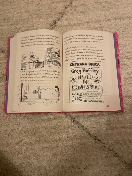 4 livros Dário de um banana