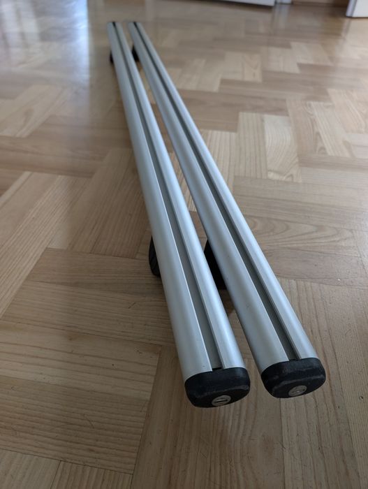 Bagażnik ALU belki dachowe Amos Aero 130 cm na reling