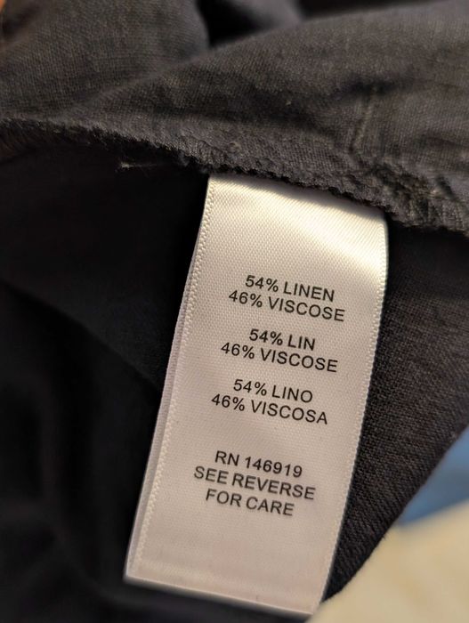 Spodnie damskie lniane
