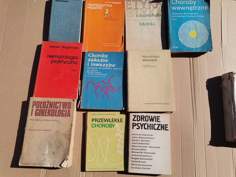 Medyczne Książki- duża ilość