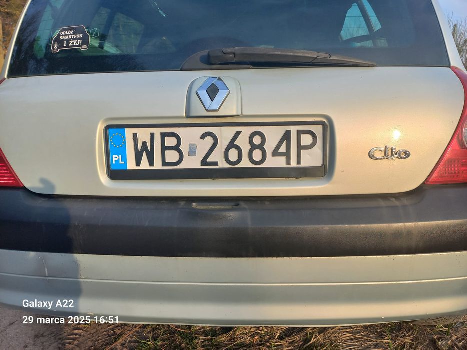 Renault Clio II benzyna 1.2 +LPG 16V Rezerwacja