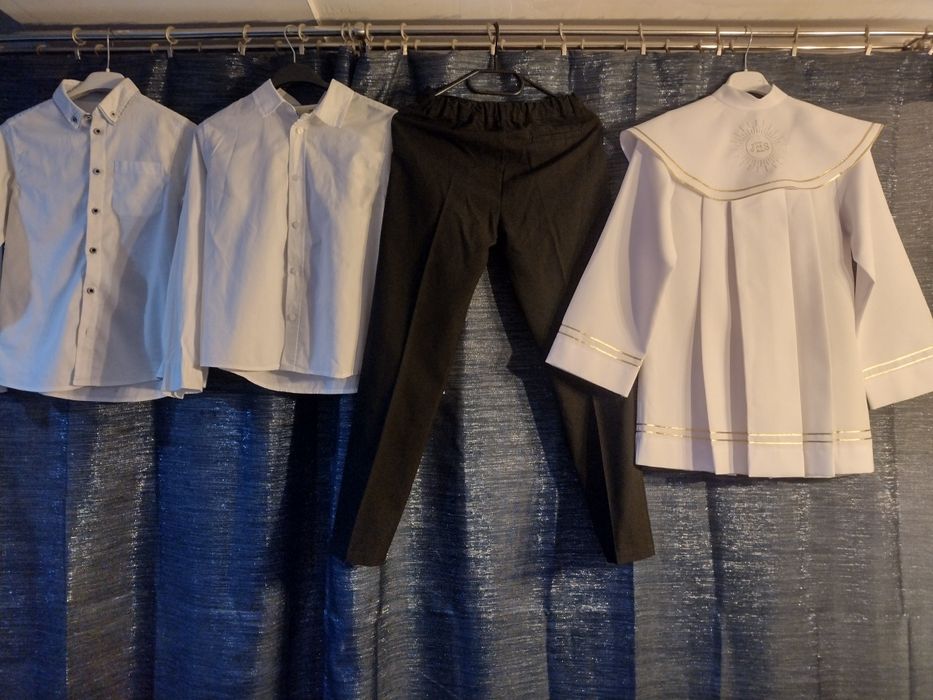 Zestaw komunijny dla chłopca / komża,alba