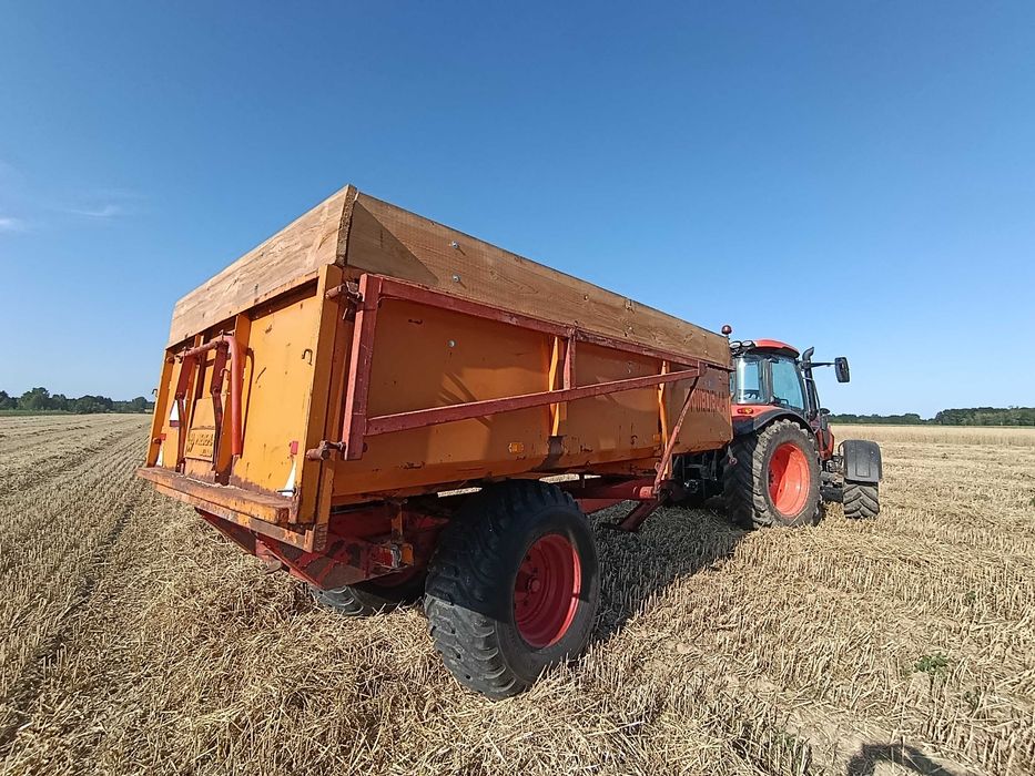 Przyczepa wywrotka skorupowa 8 ton