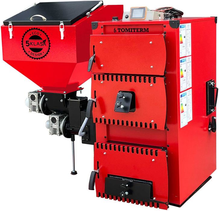 Kocioł Piec CO na pellet, drewno, groszek Uniwersal Power 24kW