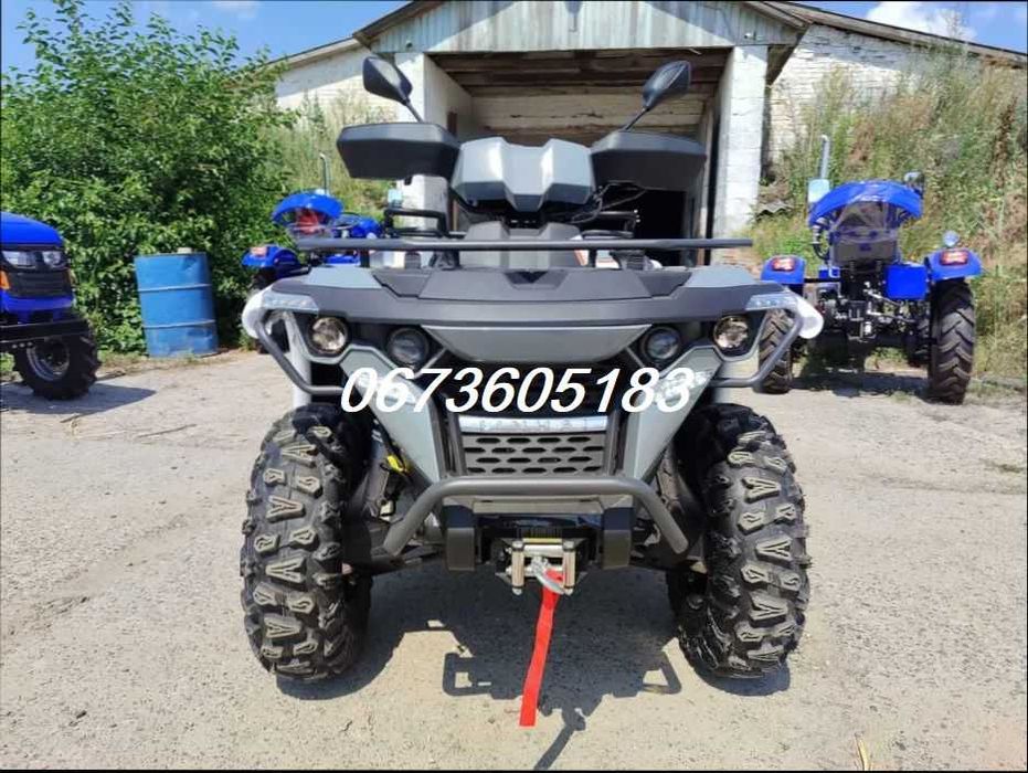 Квадроцикл Linhai M 550 L EFI (чорний)АМ/4х4/33 к.с./Безкоштовно Доставимо по всій КРАЇНІ!