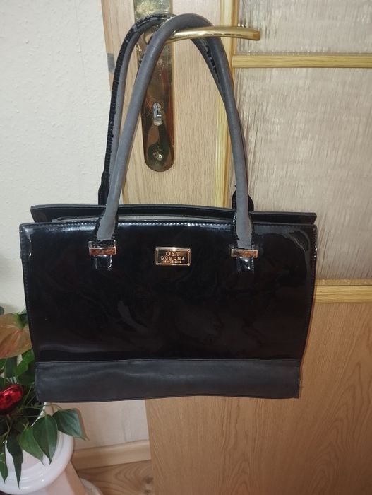 Okazja! Elegancka Lakierowane Torebka  Damska , Młodzieżowa.