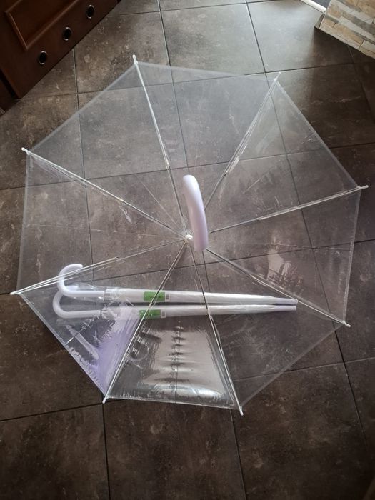 Parasol transparentny przeźroczysty