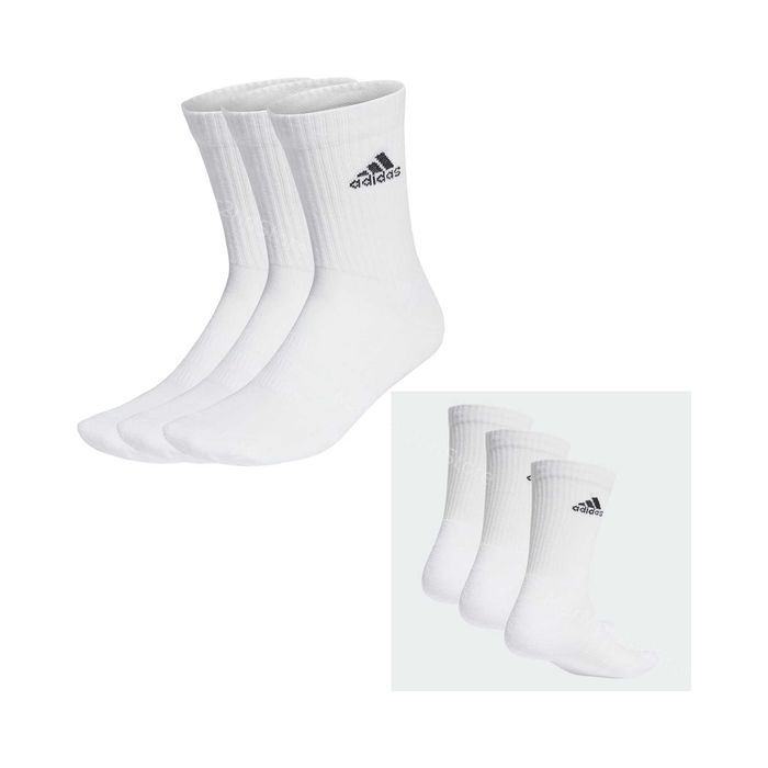 ADIDAS C SPW CRW 3P HT3446 Skarpety Sportowe 43-45 L Białe Bawełniane