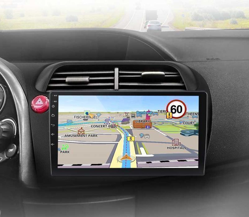 Honda Civic 2005–2011 – Radio Android 9” CarPlay