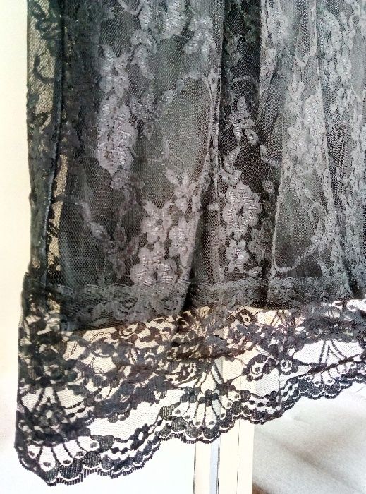 Mała czarna sukienka koronka 36 S Top Secret