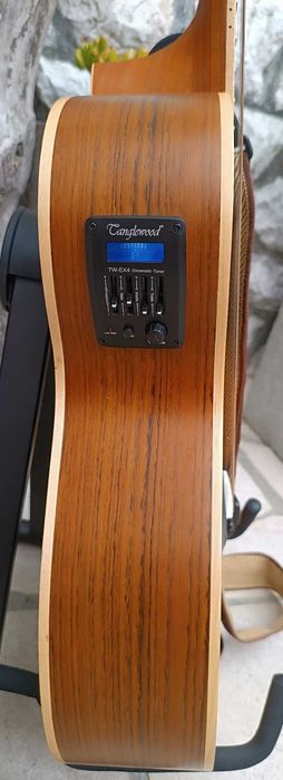 Fantástico Violão / Guitarra Electro Acústico Tanglewood + Bag + Strap - Handcrafted