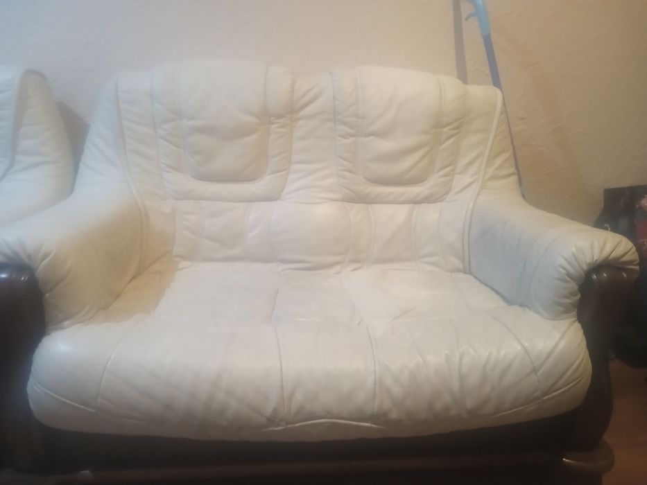 Sprzedam komplet skórzany