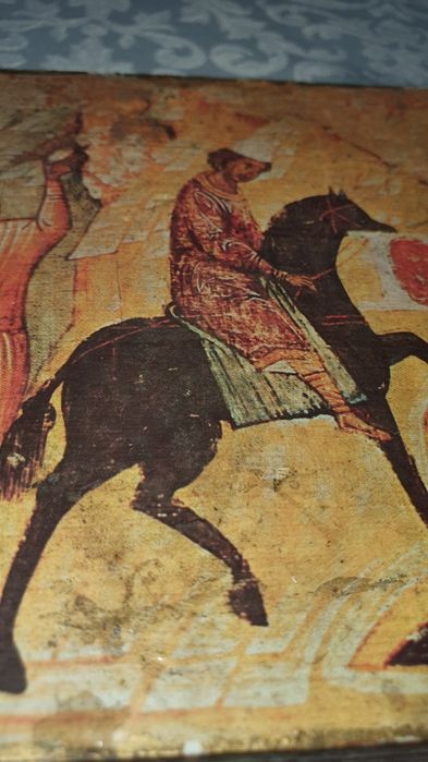 Stara  ikona  tematyka wschodnia .