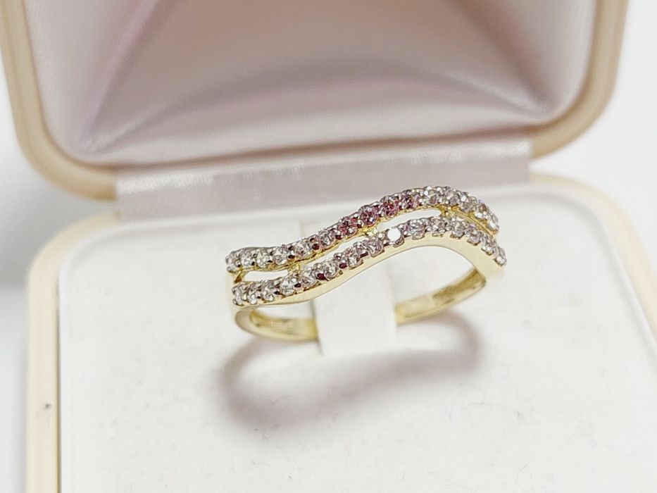 Pierścionek złoty 585 roz 17