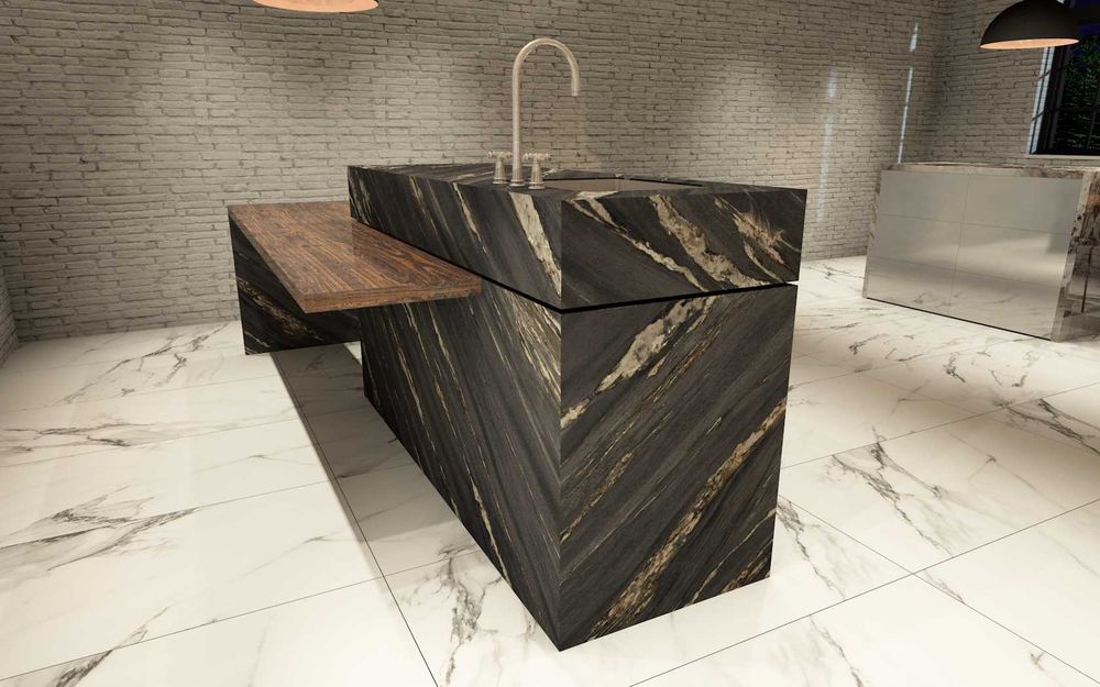 Кухонний острів авторський дизайн InTheHouse