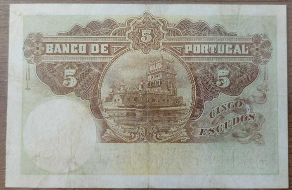 Nota de 5 Escudos de 1914, Já com 112 anos de História!