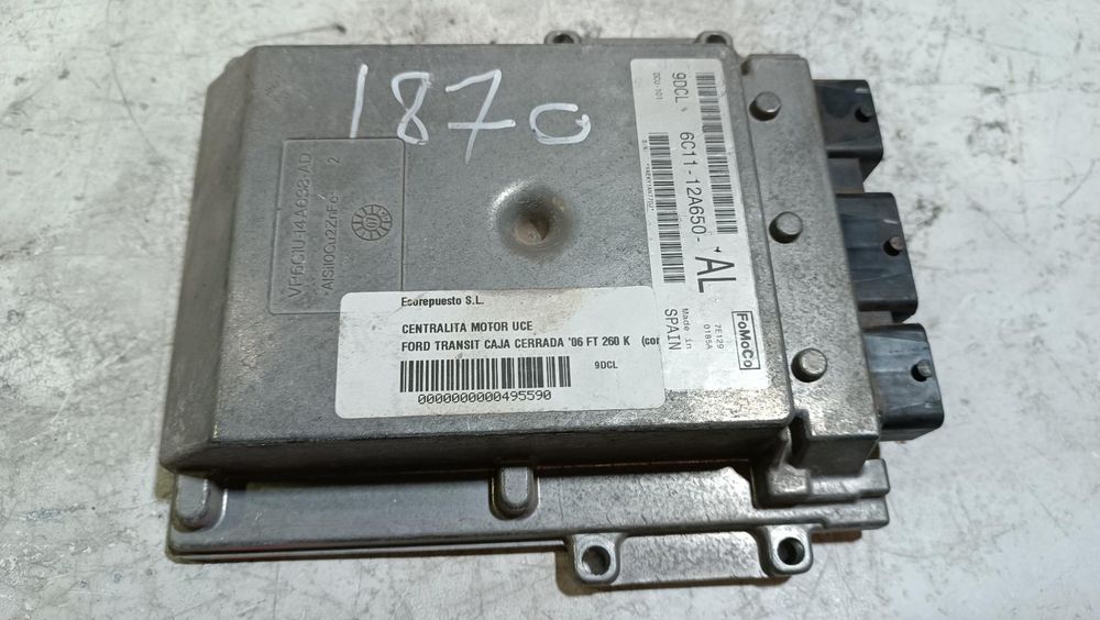 Centralina Do Motor Uce Ford Transit Furgón Tt9