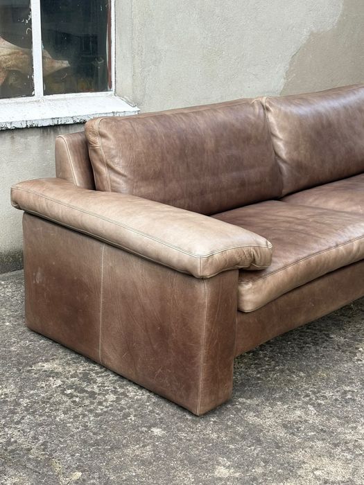 Sofa 3 osobowa brązowa